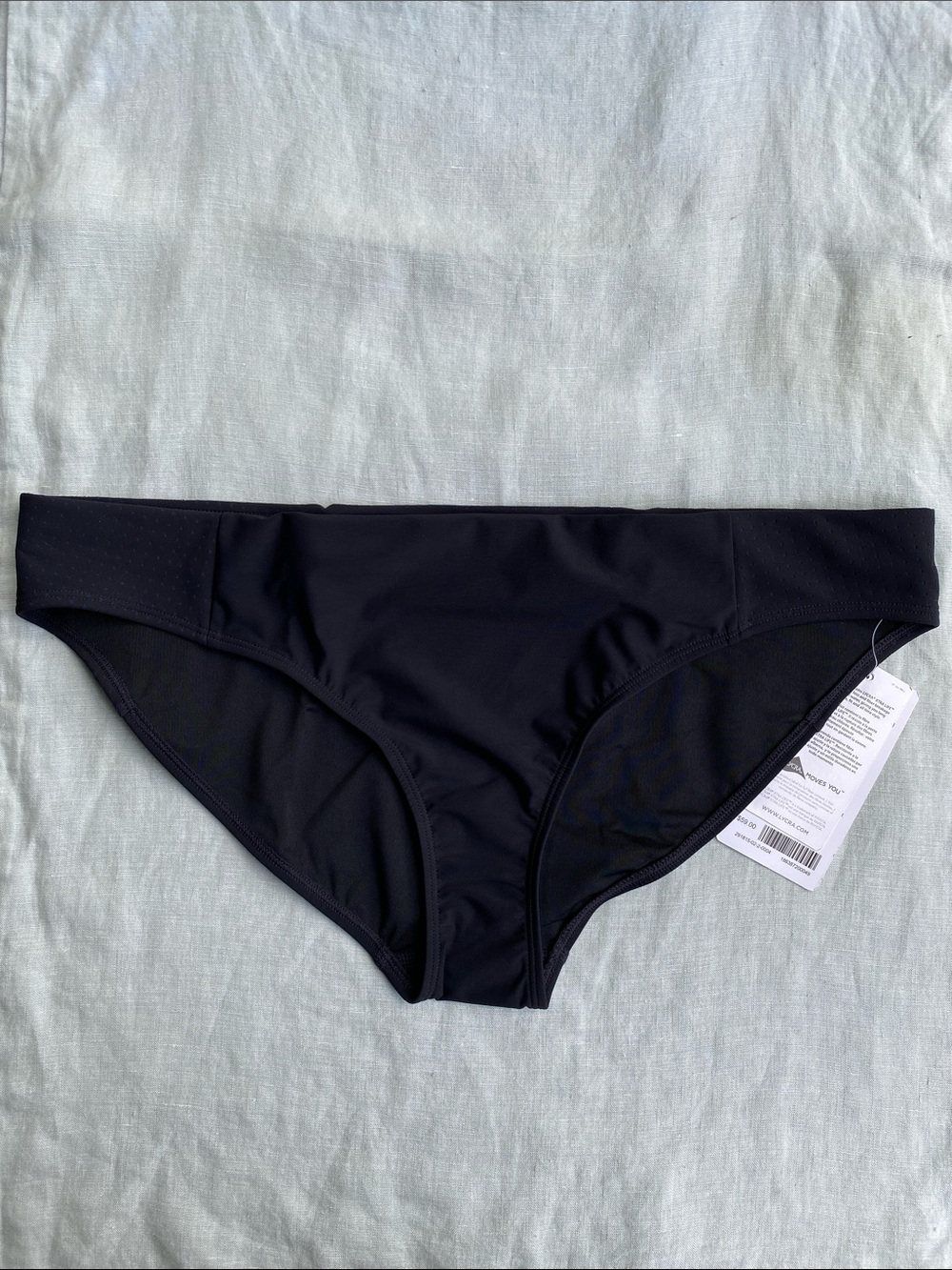 NWT Athleta navy black Bonaire bikini swim bottoms